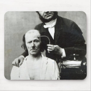 Mousepad Duchenne de Boulogne com 'um patient da vítima