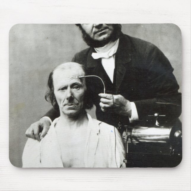 Mousepad Duchenne de Boulogne com 'um patient da vítima (Frente)