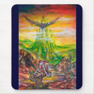 MOUSEPAD DUELO MÁGICO ENTRE BRADAMANT E NEGROMANCER