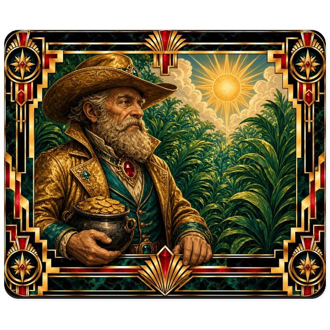 Mousepad Duende, Art Deco Mítico (Criador carregado)