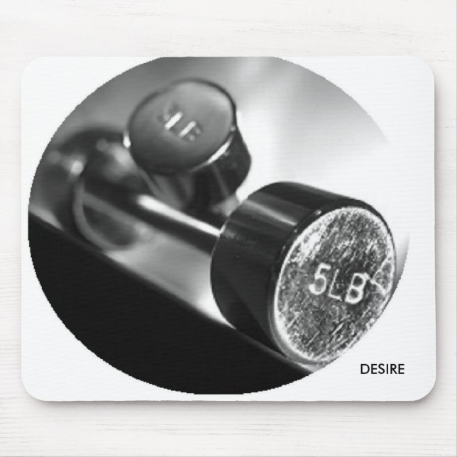 Mousepad Dumbbells do local de trabalho (Frente)