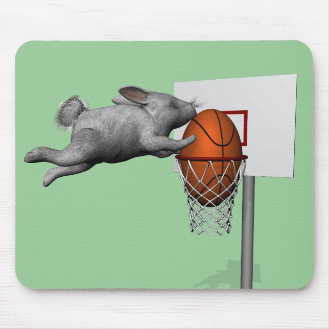 Mousepad Duna de Slam Perfeita do Coelhinho da Páscoa (Frente)