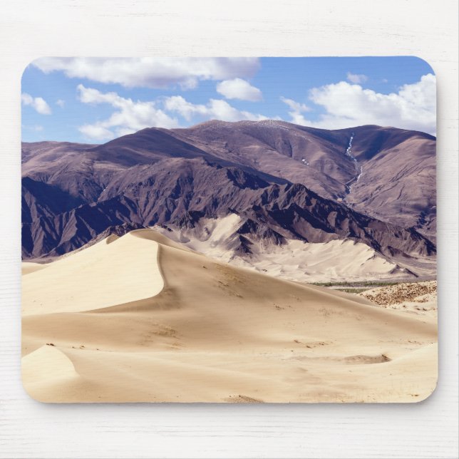 Mousepad Dunas de areia perto do mosteiro de Samye - Tibete (Frente)
