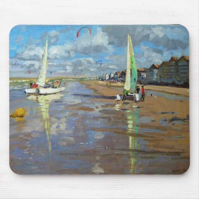 Mousepad Dunas France do zurro da reflexão (Frente)