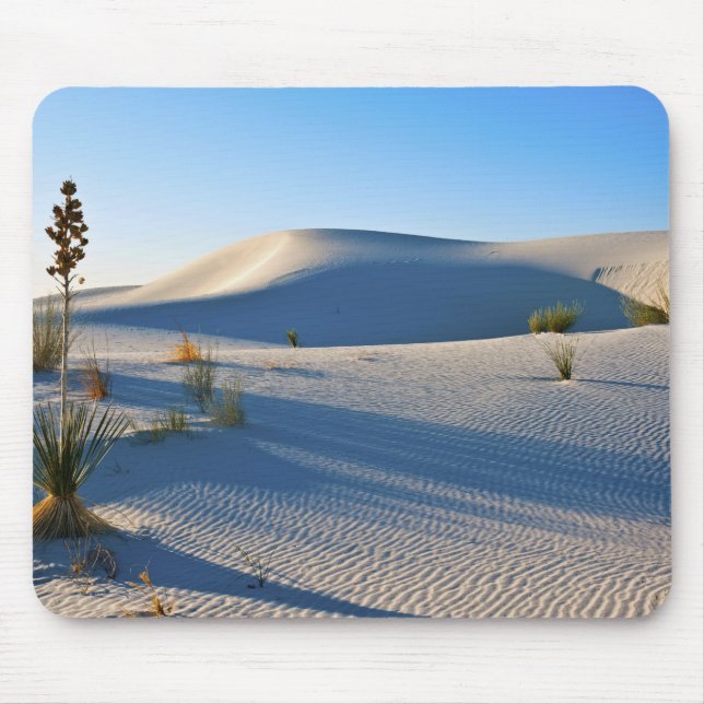 Mousepad Dunas Transversais, Yucca, Luz de Manhã Cedo (Frente)