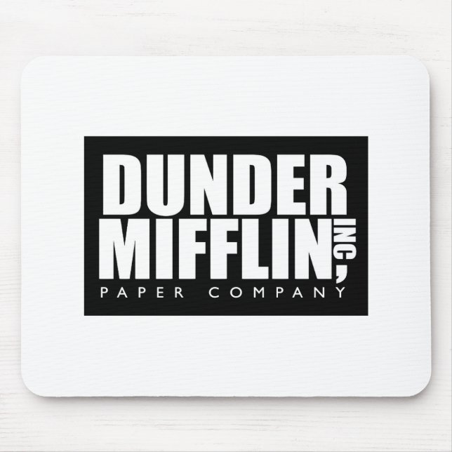 Mousepad Dunder Mifflin Suporte de Mouse (Frente)