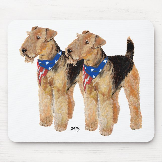 Mousepad Duo de Bandeiras Patrióticas (Frente)