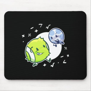 Mousepad Duo de Bola de Tênis e Bola de Golfe Matemática 