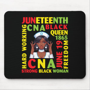Mousepad Duro 19.º A Trabalhar Cna Black Queen Strong Bla