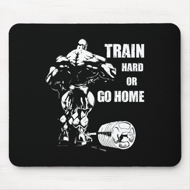 Mousepad Duro De Comboio Ou Ir Para Casa Trocar Bodybuil (Frente)
