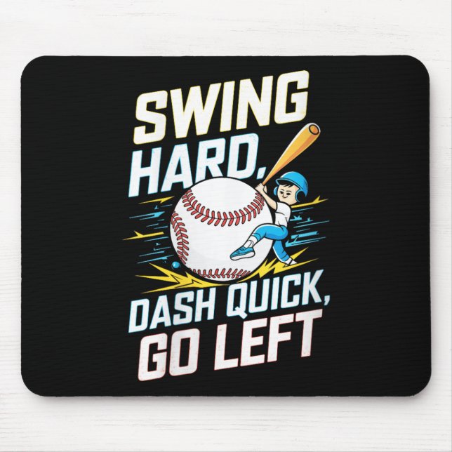 Mousepad Duro Swing, Traço Rápido, Esquerda - Atlética (Frente)