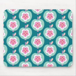 Mousepad Dutch Retro Apple Teal