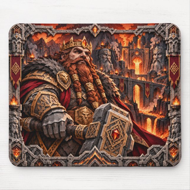 Mousepad Dwarf, Paper Cut Monster (Frente)