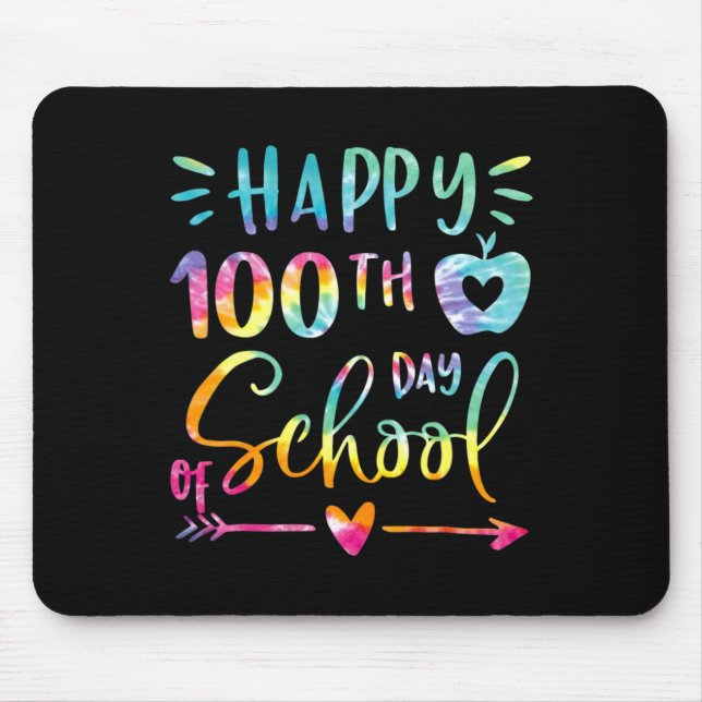 Mousepad Dye Happy 100º Dia De Professores Estudantes 100 (Frente)
