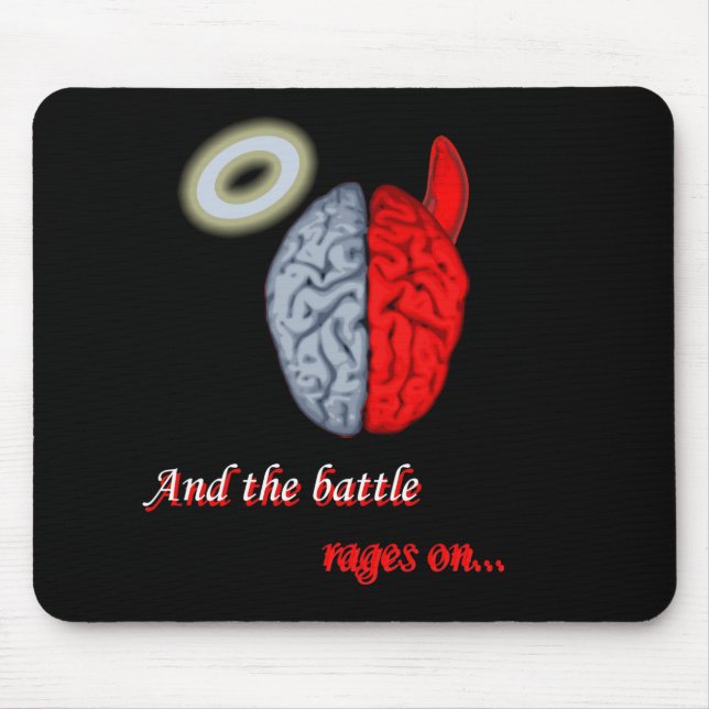 Mousepad E a batalha continua (bom vs Mau) (Frente)