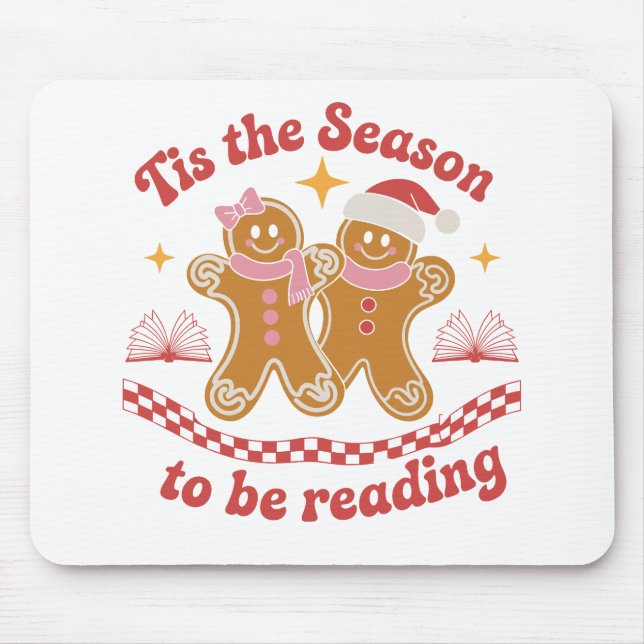 Mousepad É a Época de Ler o Natal Escolar  (Frente)