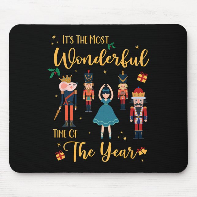Mousepad É a época mais maravilhosa do ano Nutcracke (Frente)