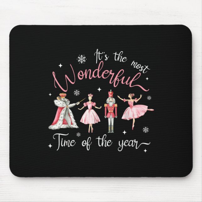 Mousepad É a época mais maravilhosa do ano quebra-nozes (Frente)