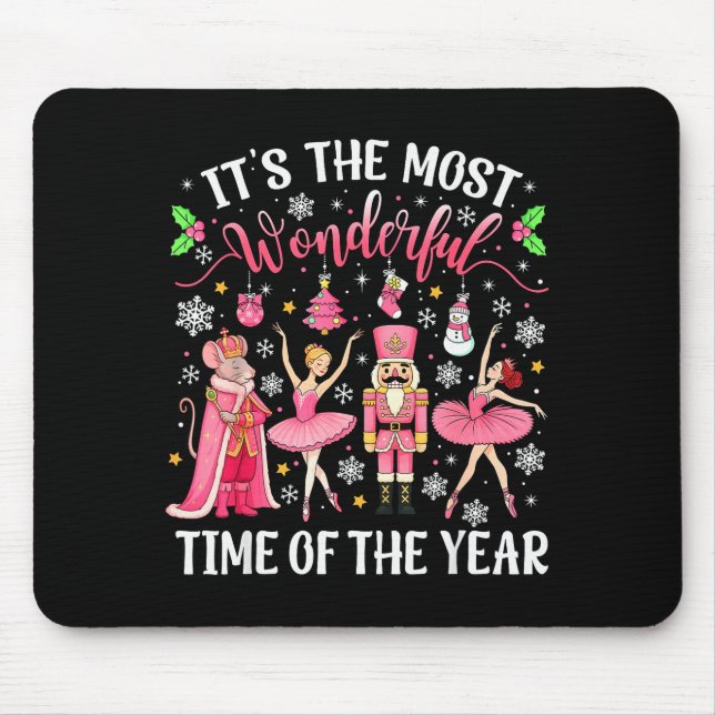 Mousepad É a época mais maravilhosa do ano Quebra-Nozes (Frente)