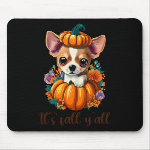Mousepad É A Queda de Pumpkin Chihuahua Hallo