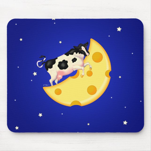 Mousepad E a vaca saltou sobre a lua de queijo (Frente)