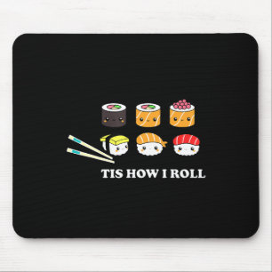 Mousepad É assim que eu faço Shushi Happy Sushi Anime japon
