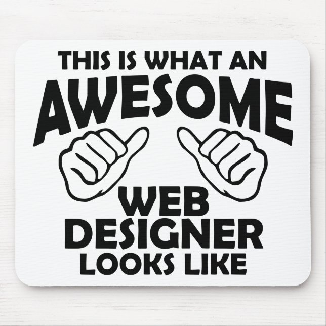 Mousepad É assim que um web designer incrível se parece (Frente)