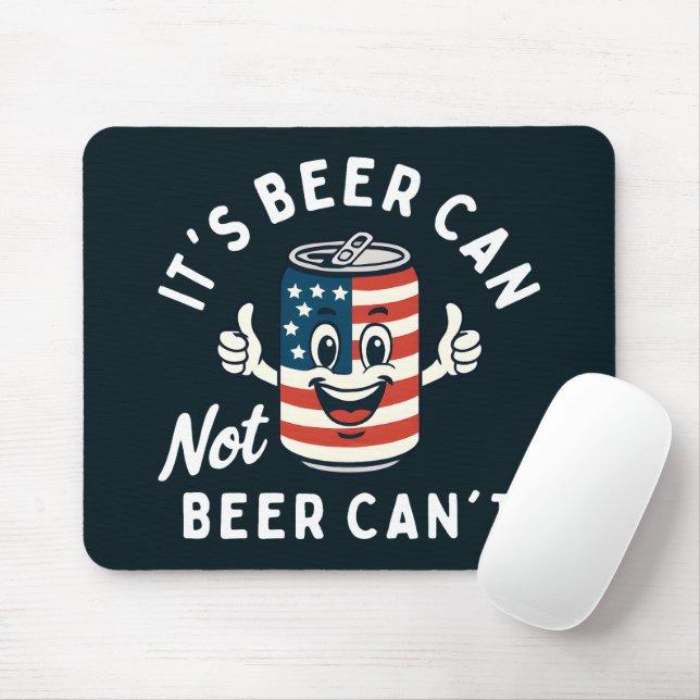 Mousepad É Cerveja não pode Cerveja não é um Bebendo engraç (Com mouse)