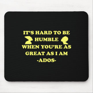 Mousepad É Difícil Ser Humilde História Negra Orgulho Negro