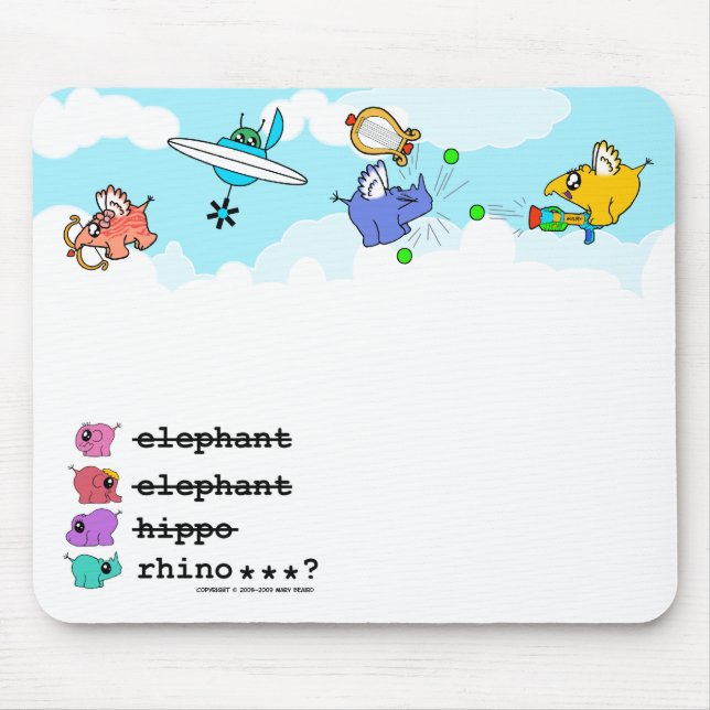 Mousepad e.e.h.r…? "Mousemat dos anjos pequenos" (Frente)