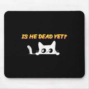 Mousepad É-ele-morto-vintage-ainda Cat