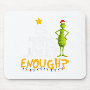 Mousepad É Esta Árvore de Natal Verde Alegre o Suficiente L
