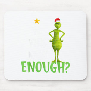 Mousepad É Esta Árvore de Natal Verde Alegre o Suficiente L
