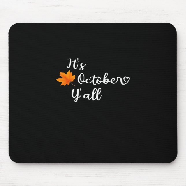 Mousepad É Estilo de Vintagem de outono (Frente)