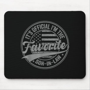 Mousepad É Eu Sou O Genro Favorito Engraçado Vintage