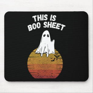 Mousepad É Figurino Fácil Do Fantasma De Boas Folhas