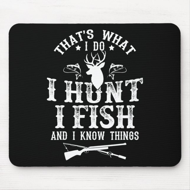Mousepad É isso que eu faço, eu assino peixe e sei coisas e (Frente)