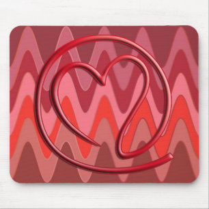 Mousepad e m um i l 4 vermelho da cavidade de y o u