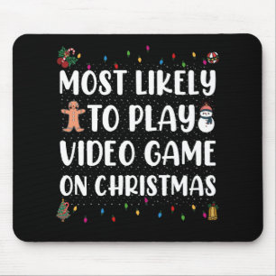 Mousepad É Mais Provável Jogar Vídeo Nos Jogos De Natal