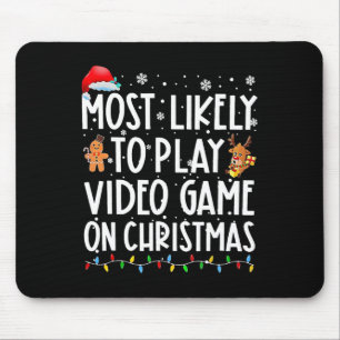Mousepad É Mais Provável Jogar Videos games No Natal