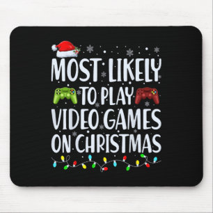 Mousepad É Mais Provável Jogar Videos games No Natal