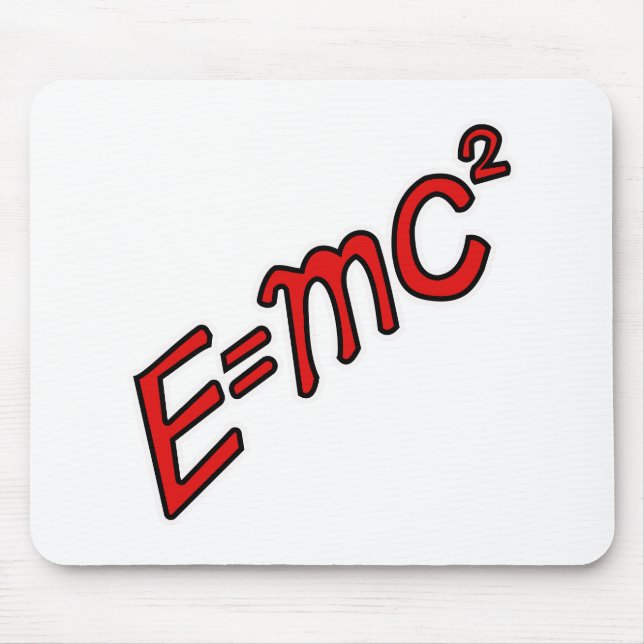 Mousepad E = mc² – Modo Gênio Ativado (Frente)