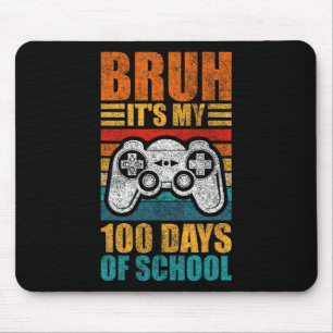 Mousepad É Meu 100 Dias De Escola Gamer Boy 100º Dia