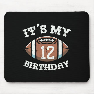 Mousepad É Meu 12º Aniversário Futebol Americano 12 Anos de
