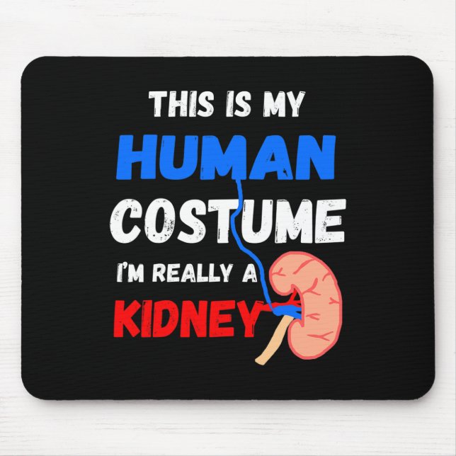 Mousepad É minha fantasia humana eu sou realmente uma doenç (Frente)