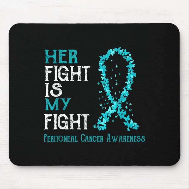 Mousepad É Minha Luta Dela Contra o Câncer Peritoneal (Frente)
