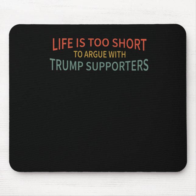 Mousepad É Muito Curto Para Discutir Com Apoiadores De Trem (Frente)