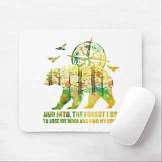 Mousepad E Na Floresta Eu Vou Perder Minha Mente E Encontro