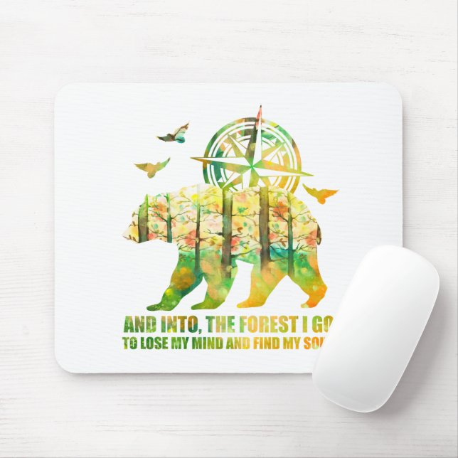 Mousepad E Na Floresta Eu Vou Perder Minha Mente E Encontro (Com mouse)
