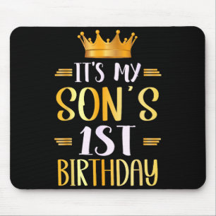 Mousepad É o 1º aniversário do meu filho, feliz 1 ano de id